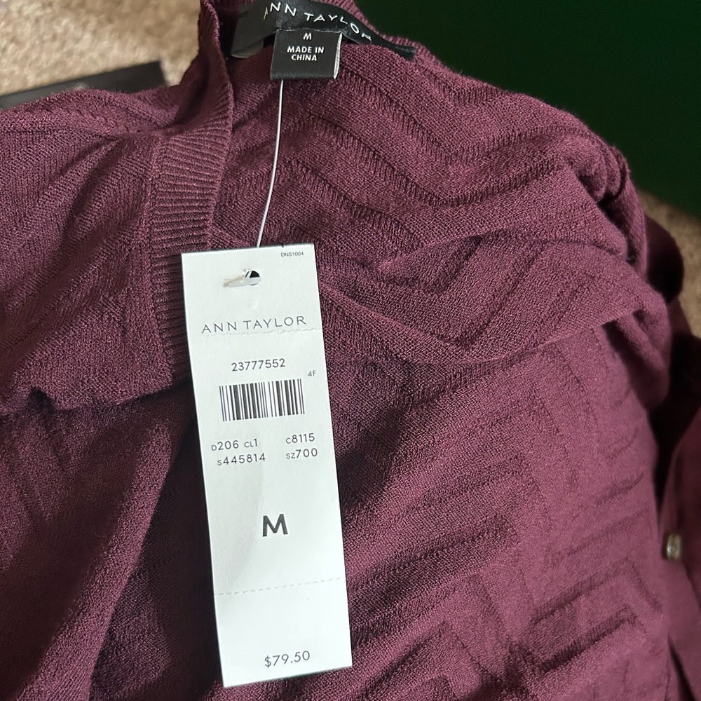 Ann Taylor Chevron cardigan